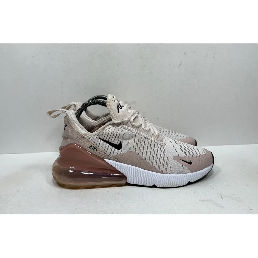 Nike Air Max 270 Light Soft Pink White Sneaker AH6789-604 Women's Size 8.5